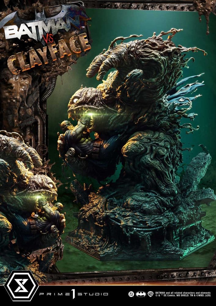 DC Comics Ultimate Premium Masterline Series Statue 1/4 Batman VS Clayface 83 cm