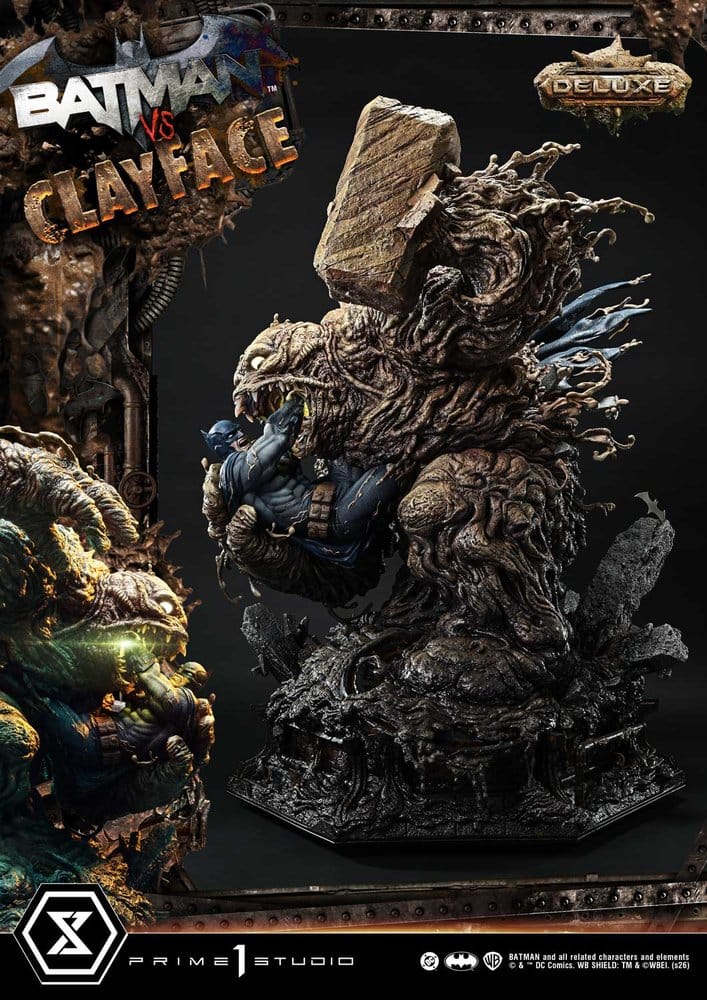 DC Comics Ultimate Premium Masterline Series Statue 1/4 Batman VS Clayface Deluxe Version 83 cm