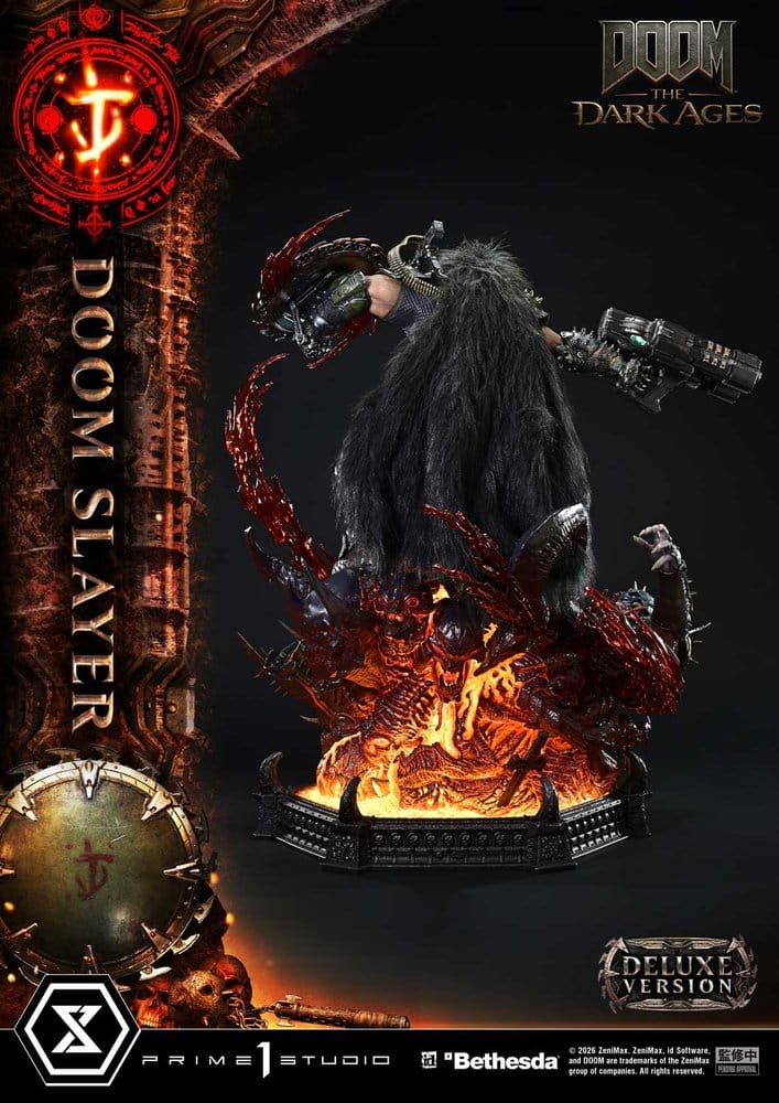 DOOM: The Dark Ages Ultimate Premium Masterline Series Statue 1/4 DOOM Slayer Deluxe Version 77 cm