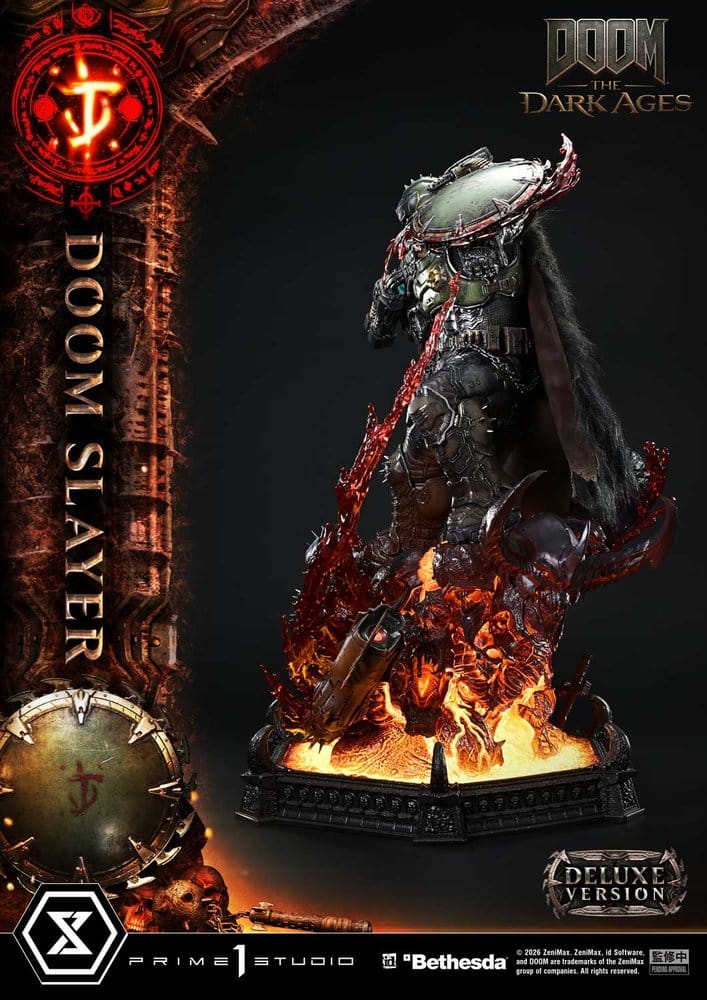 DOOM: The Dark Ages Ultimate Premium Masterline Series Statue 1/4 DOOM Slayer Deluxe Version 77 cm