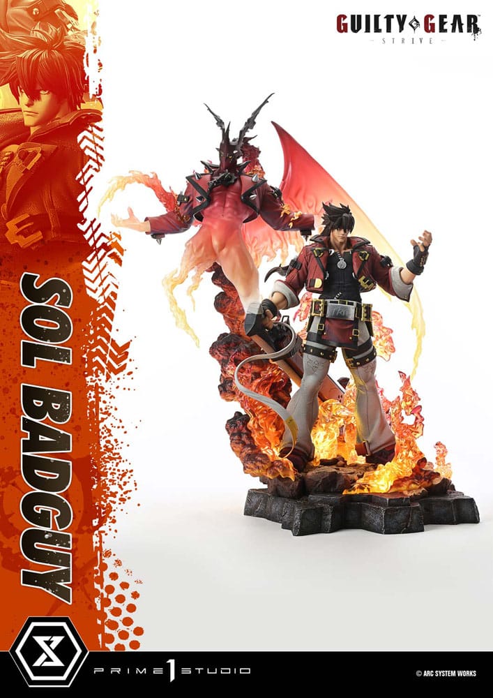 Guilty Gear Strive Ultimate Premium Masterline Series Statue 1/4 Sol Badguy Version 82 cm