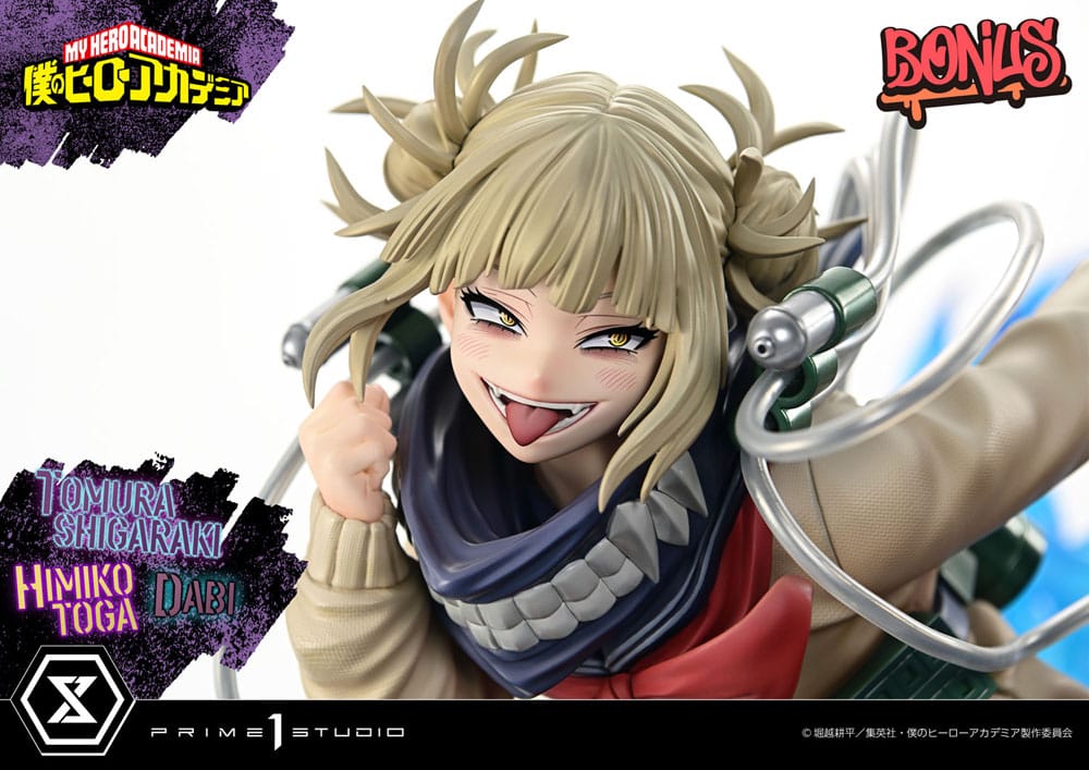 My Hero Academia Statue Ultimate Premium Masterline Tomura Shigaraki, Dabi & Himiko Toga Deluxe Bonus Version 69 cm