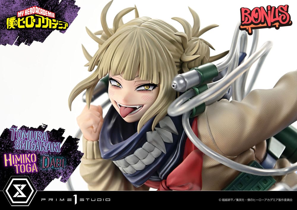 My Hero Academia Statue Ultimate Premium Masterline Tomura Shigaraki, Dabi & Himiko Toga Deluxe Bonus Version 69 cm