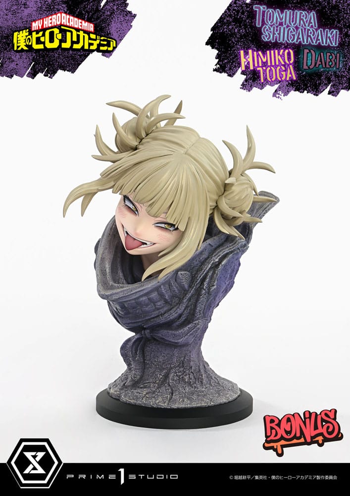 My Hero Academia Statue Ultimate Premium Masterline Tomura Shigaraki, Dabi & Himiko Toga Deluxe Bonus Version 69 cm