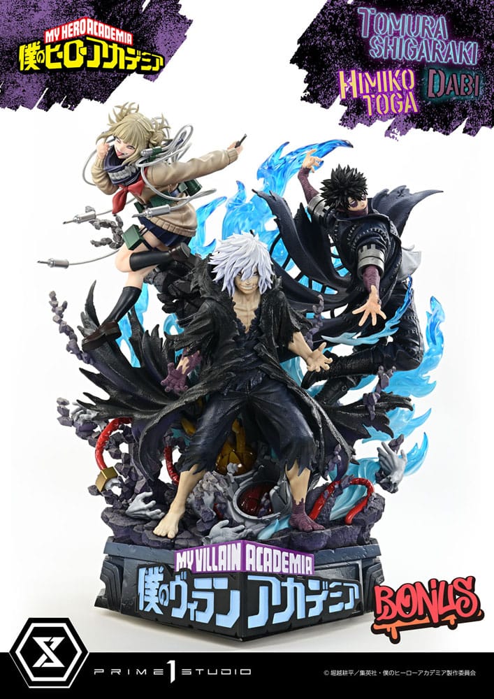 My Hero Academia Statue Ultimate Premium Masterline Tomura Shigaraki, Dabi & Himiko Toga Deluxe Bonus Version 69 cm