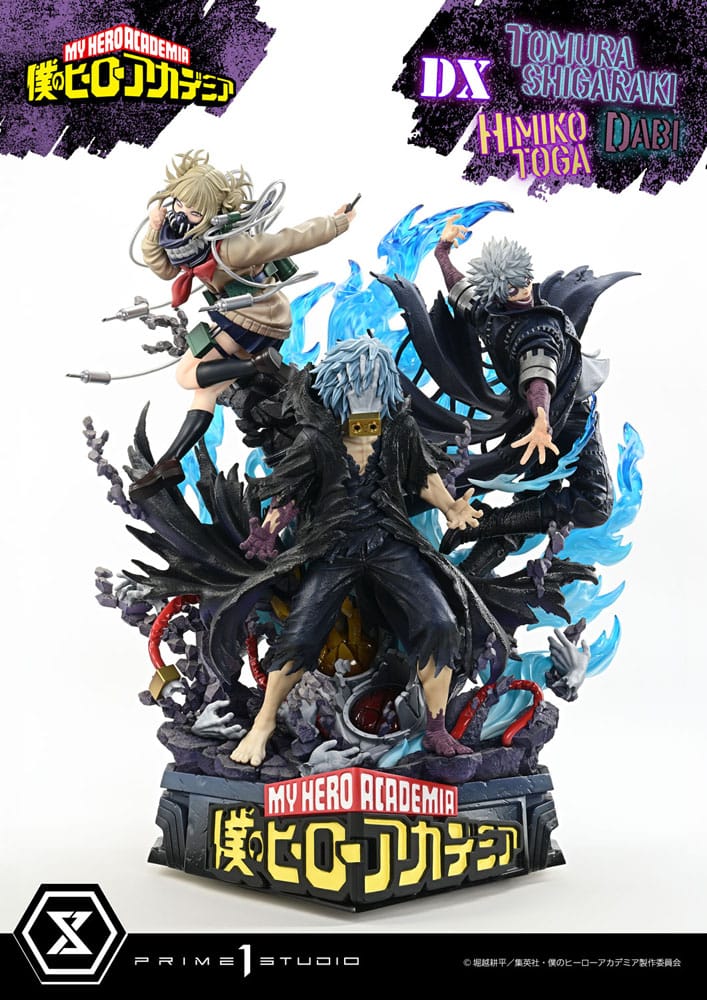 My Hero Academia Statue Ultimate Premium Masterline Tomura Shigaraki, Dabi & Himiko Toga Deluxe Bonus Version 69 cm
