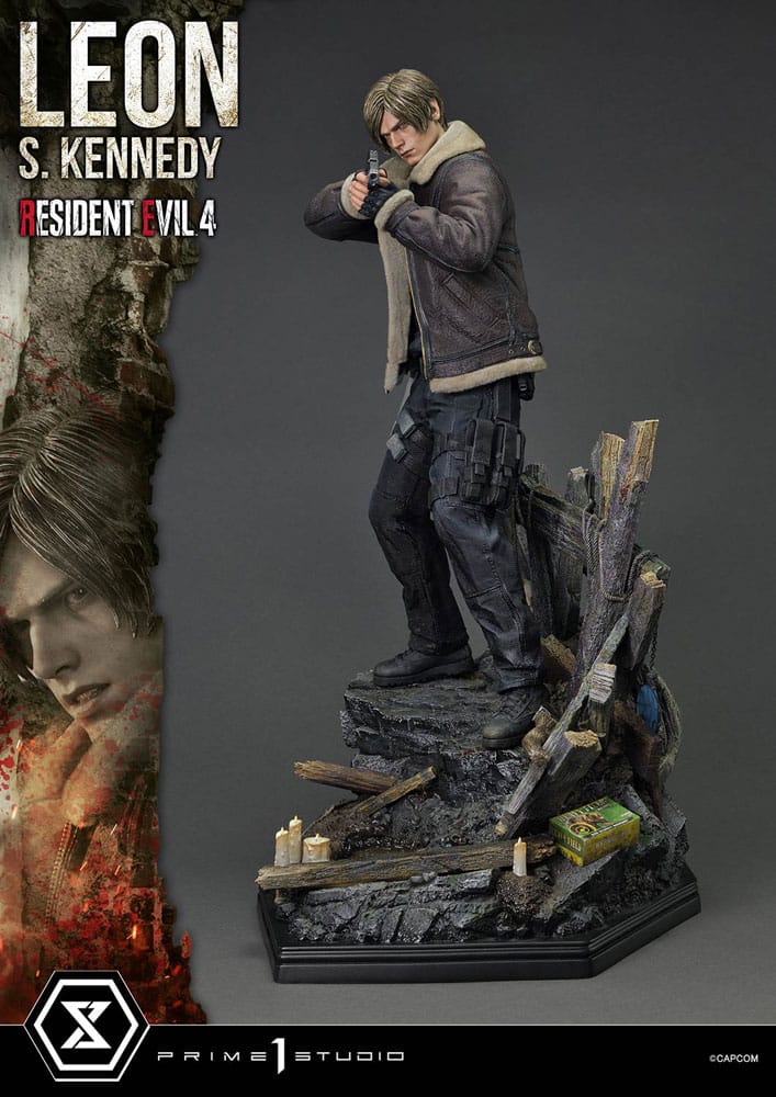 Resident Evil 4 Ultimate Premium Masterline Series Statue 1/4 Leon S. Kennedy 64 cm