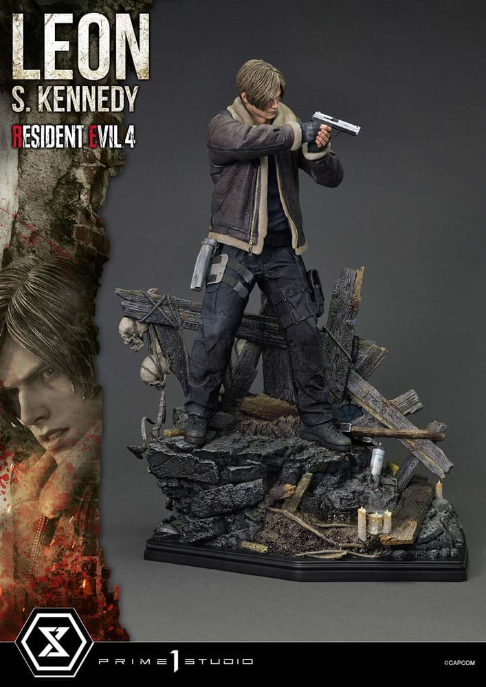 Resident Evil 4 Ultimate Premium Masterline Series Statue 1/4 Leon S. Kennedy 64 cm