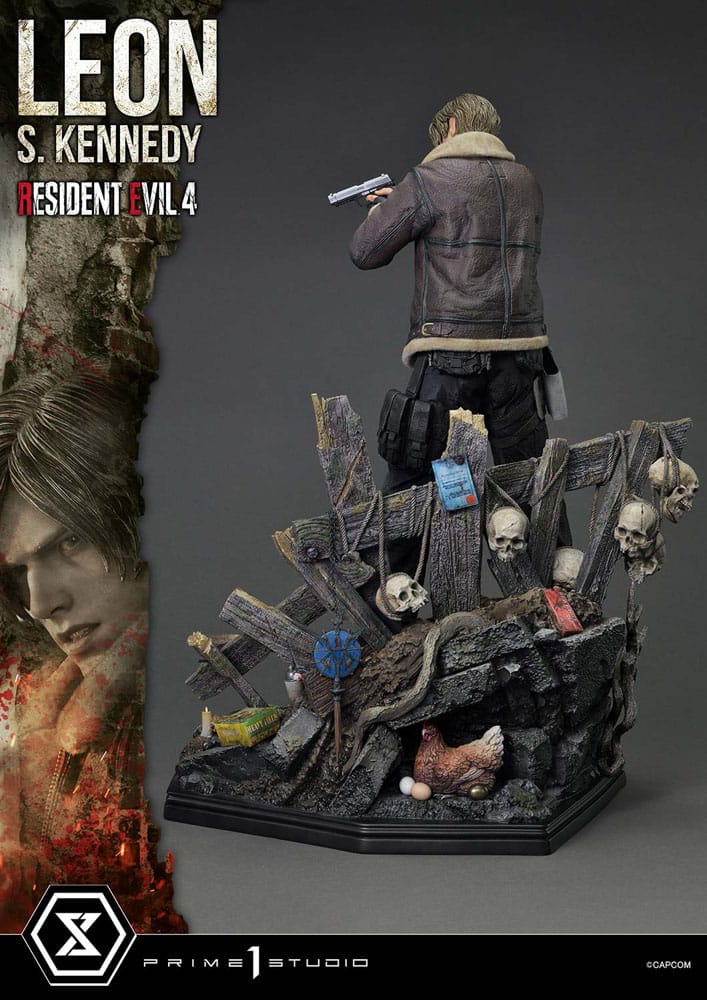 Resident Evil 4 Ultimate Premium Masterline Series Statue 1/4 Leon S. Kennedy Bonus Ver. 64 cm