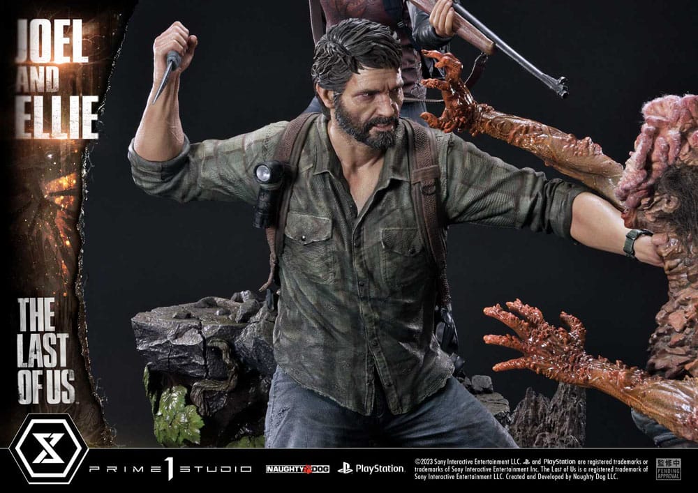 The Last of Us Part I Ultimate Premium Masterline Series Statue Joel &amp; Ellie Deluxe Version (The Last of Us Part I) 73 cm