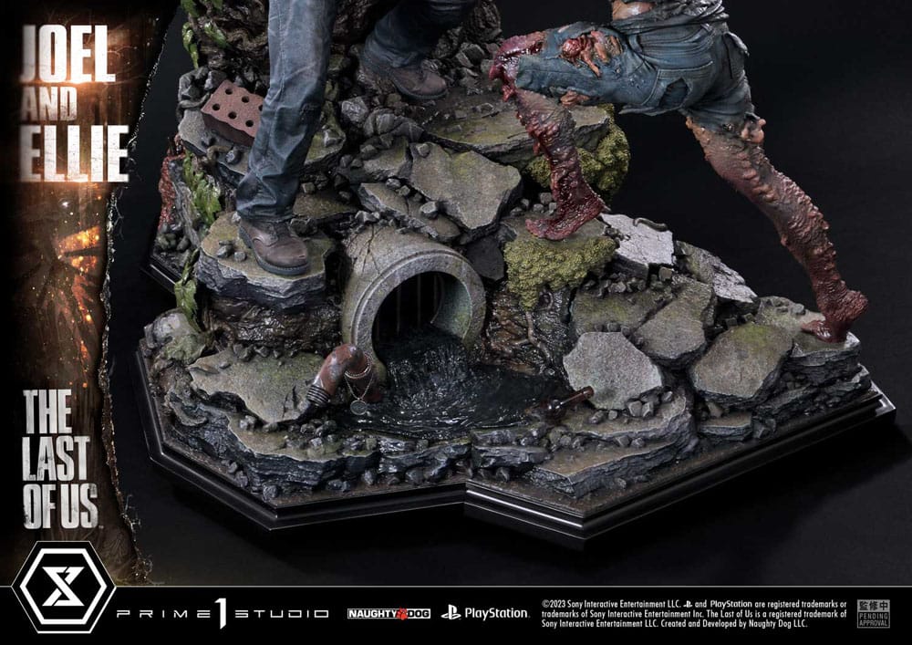 The Last of Us Part I Ultimate Premium Masterline Series Statue Joel &amp; Ellie Deluxe Bonus Version (The Last of Us Part I) 73 cm