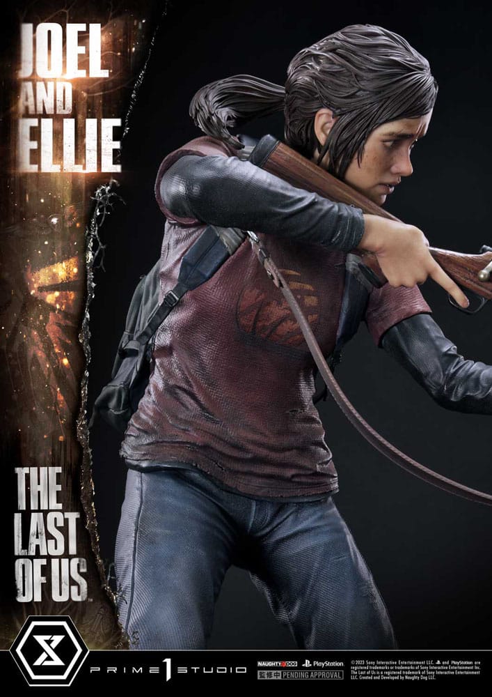 The Last of Us Part I Ultimate Premium Masterline Series Statue Joel &amp; Ellie Deluxe Bonus Version (The Last of Us Part I) 73 cm