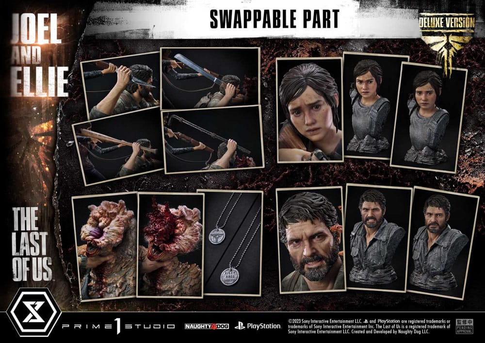 The Last of Us Part I Ultimate Premium Masterline Series Statue Joel &amp; Ellie Deluxe Bonus Version (The Last of Us Part I) 73 cm