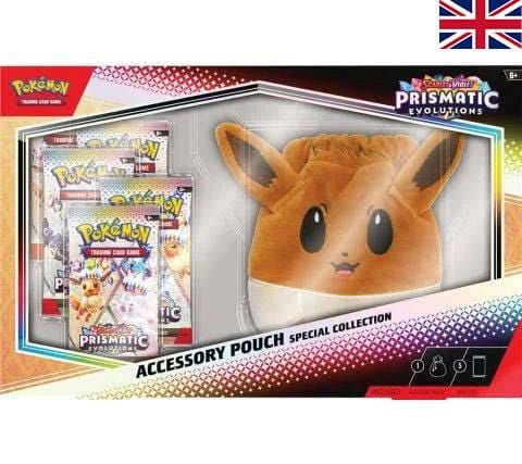 Pokémon TCG Scarlet & Violet 08.5 Prismatic Evolutions Eevee Accessory Pouch Collection *English Version*