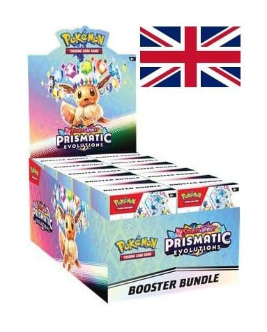 Pokémon Scarlet & Violet 8,5 Prismatic Evelutions Booster Bundle *English Version*