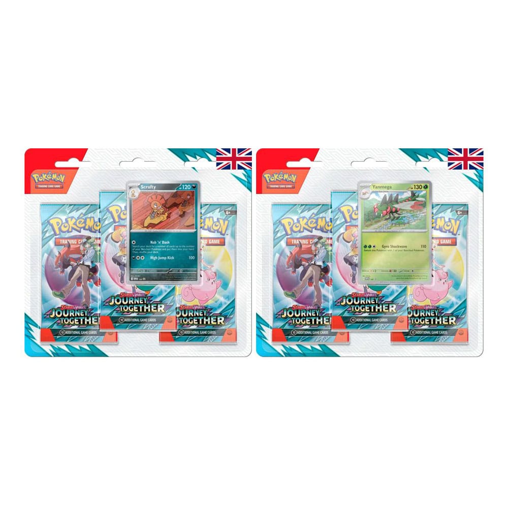 Pokémon TCG Scarlet & Violet 09 Journey Together 3-Pack Blister *English Version*