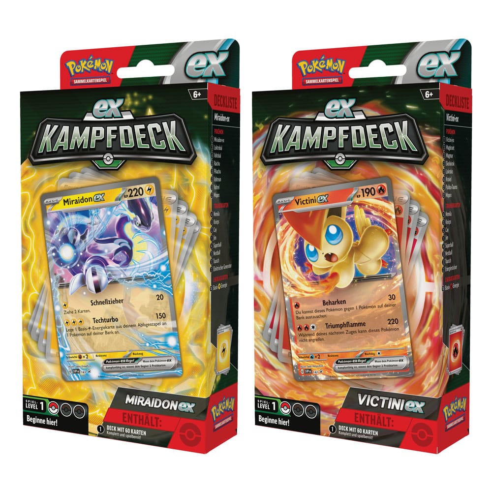 Pokémon TCG EX-Kampfdeck Juli 2024 Display (6) *German Version*