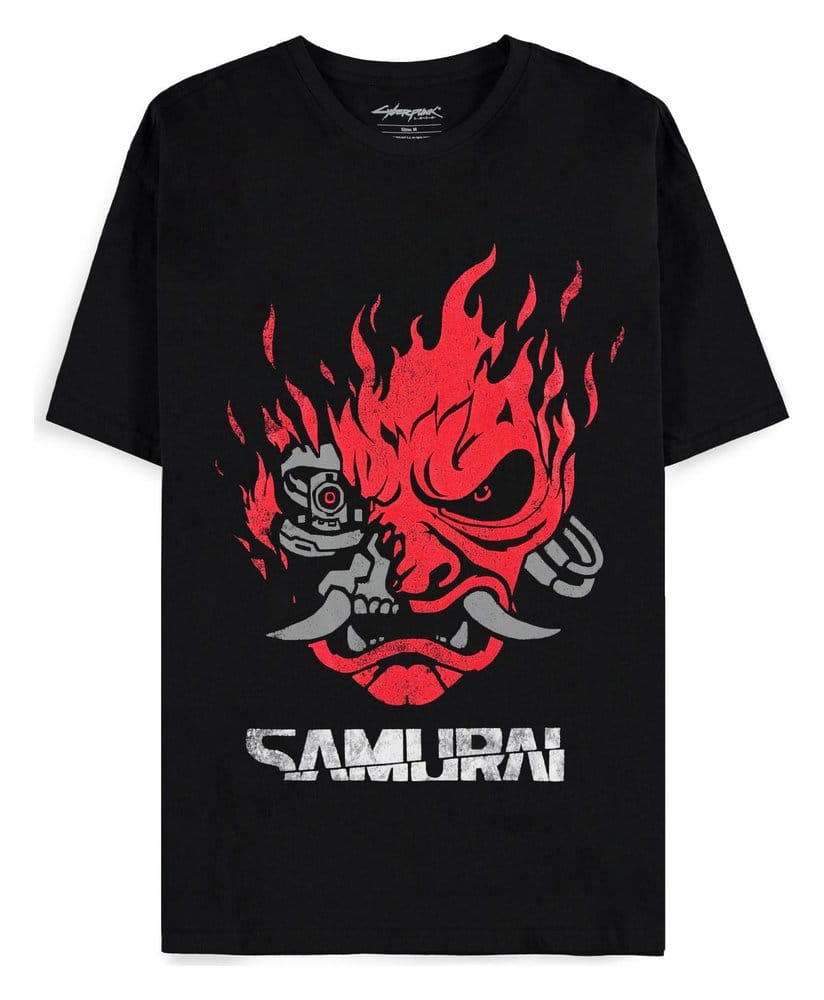 Cyberpunk 2077 T-Shirt Samurai Bandmerch  Size L