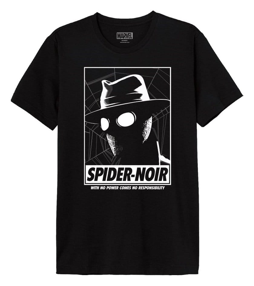 Marvel T-Shirt Spider-Noir Red Banner Cover Size M
