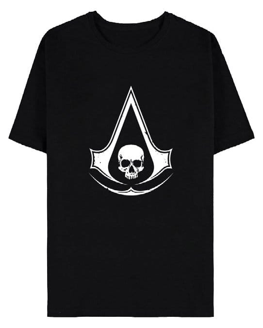 Assassin's Creed T-Shirt Black Flag Resynched Skull Size M