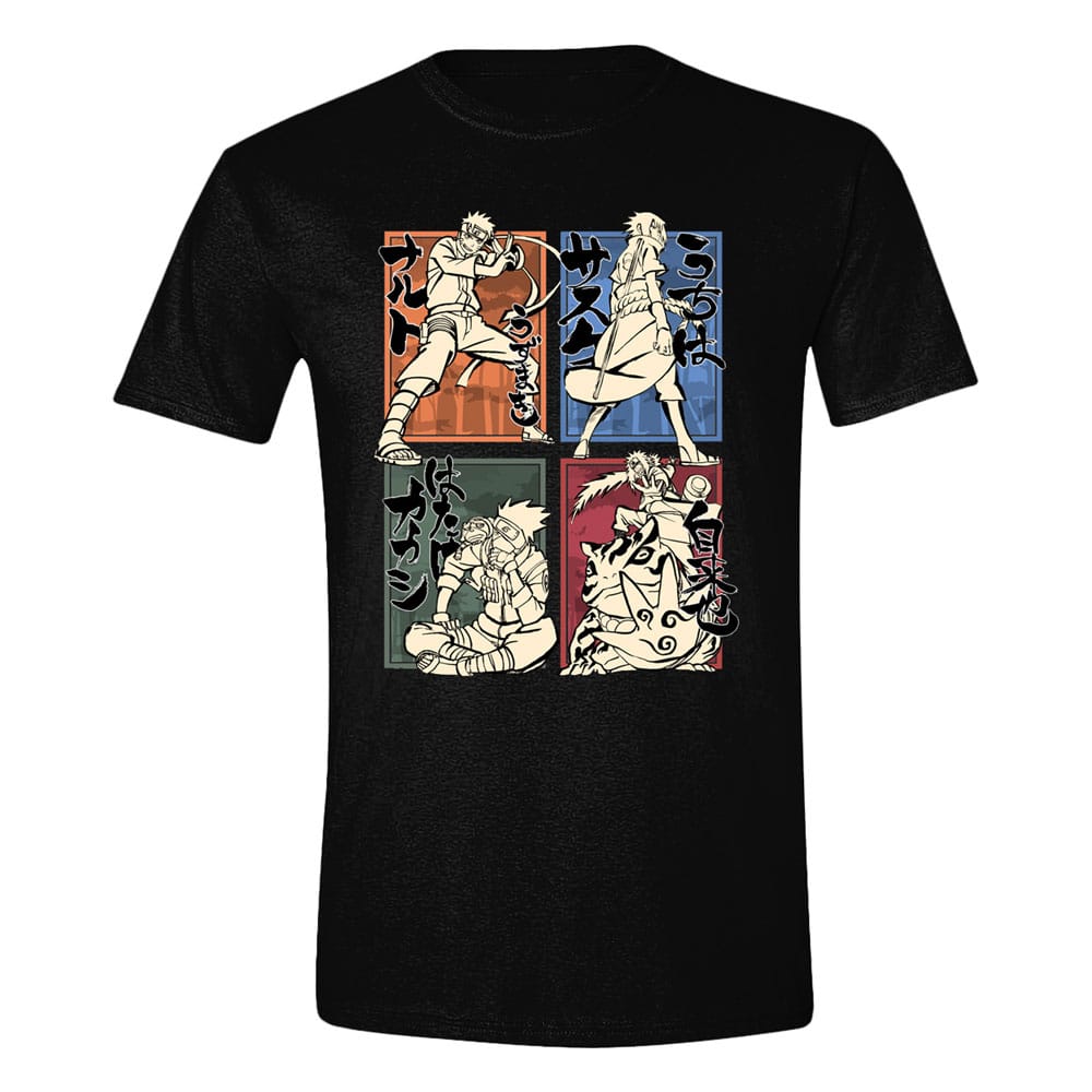 Naruto T-Shirt Character Sketches Size S