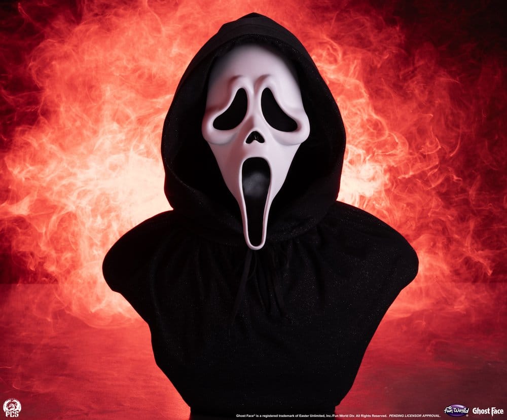 Ghost Face Life-Size Bust 56 cm