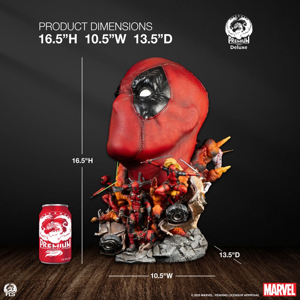 Marvel Fine Art Bust Deadpool Deluxe Edition 42 cm