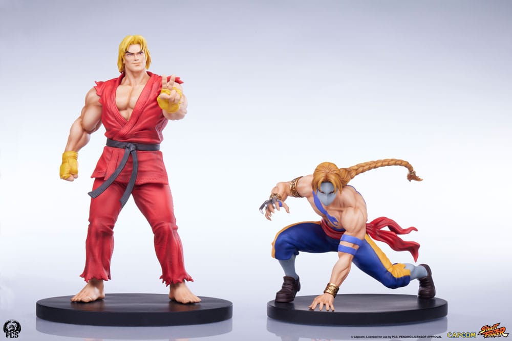 Street Fighter Street Jam Statuen 1/10 Ken & Vega Set