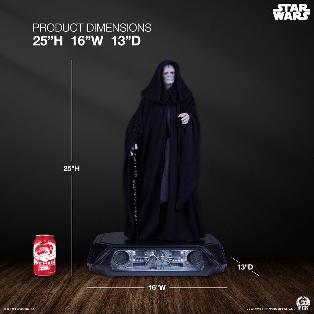 Star Wars Hyperreal Statue 1/3 Emperor Palpatine 64 cm