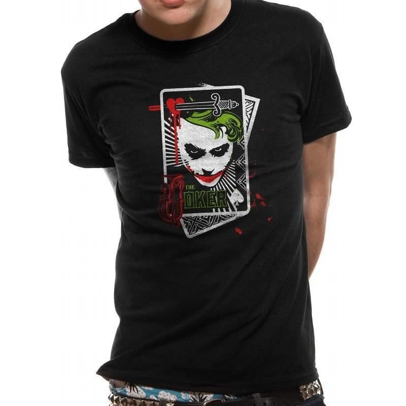 The Dark Knight T-Shirt Playing Card Size S