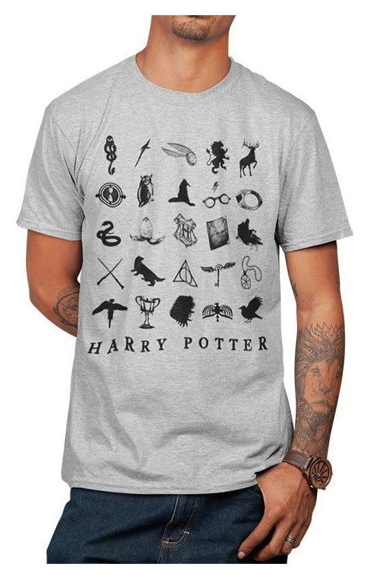 Harry Potter T-Shirt Icons Size XXL
