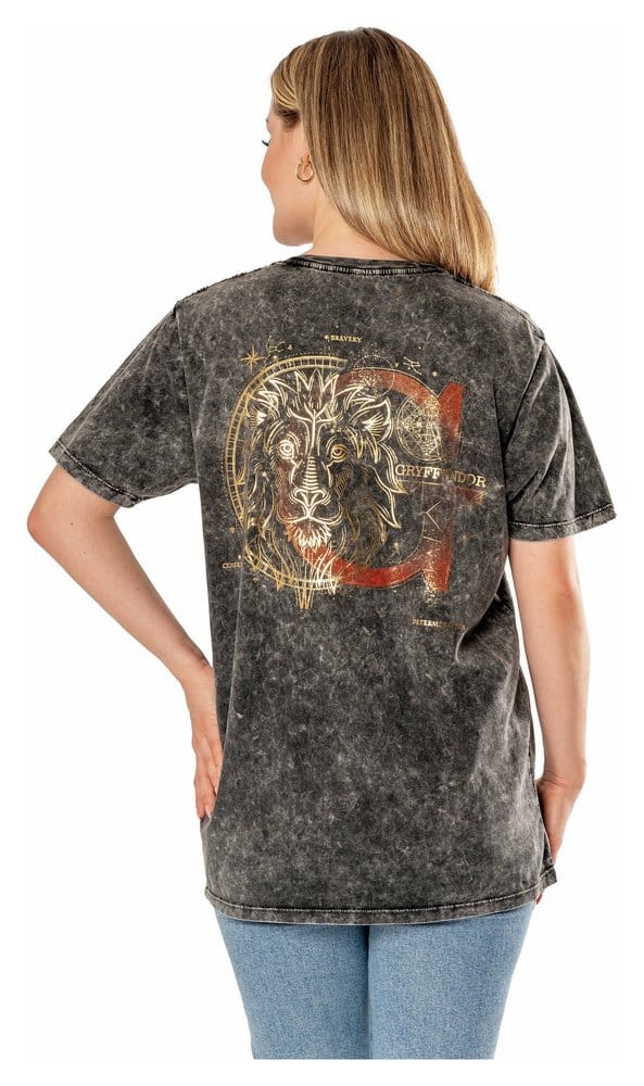Harry Potter T-Shirt Acid Wash Gryffindor Size XL