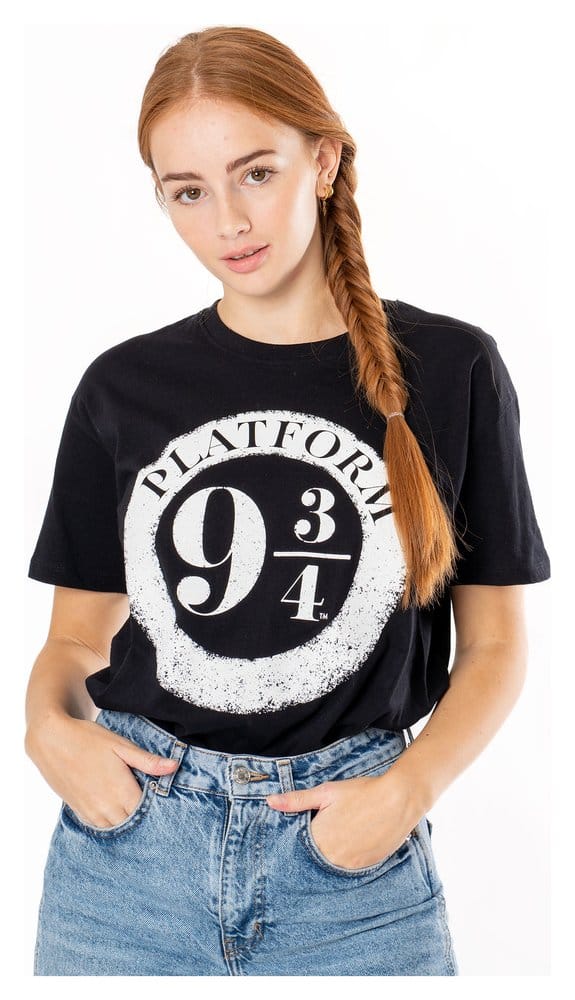 Harry Potter T-Shirt Platform 9 3/4 Raised Print Size XL