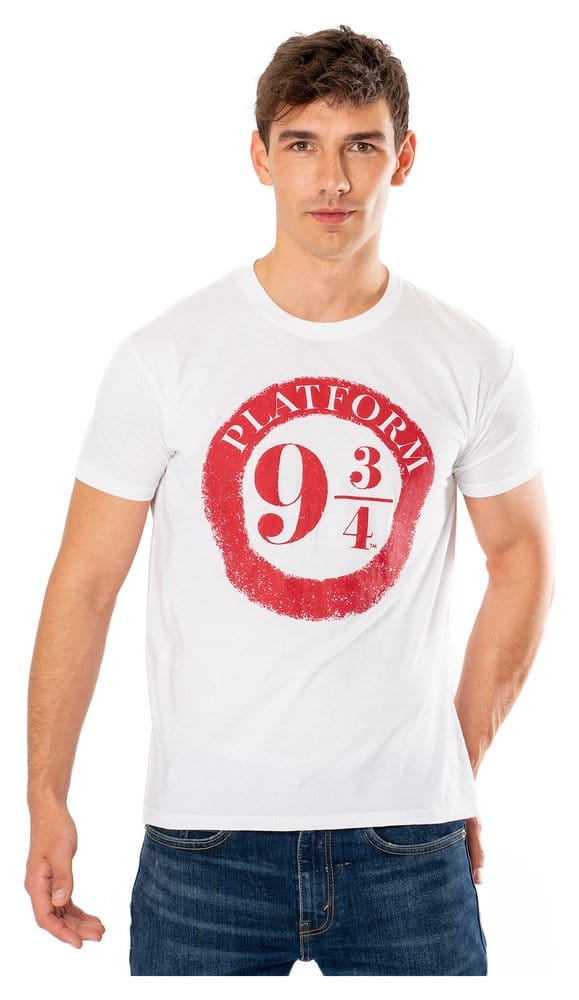 Harry Potter T-Shirt Platform 9 3/4 Raised Print Size XL
