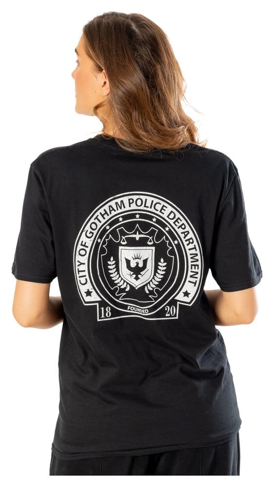 Batman T-Shirt Arkham City GCPD Front Back Size XXL