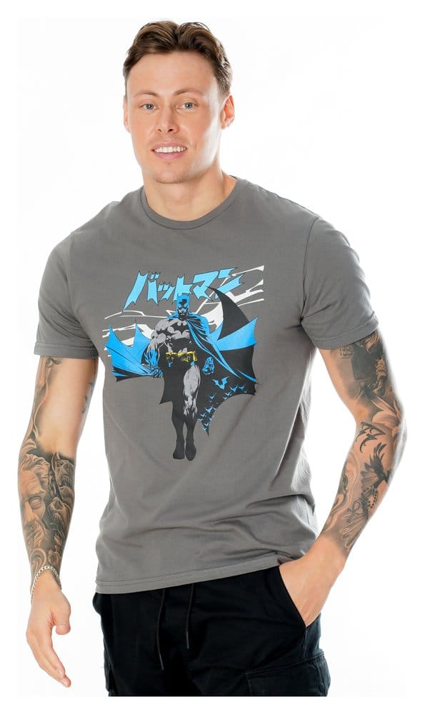 DC Comics T-Shirt Batman Manga Cape Size S