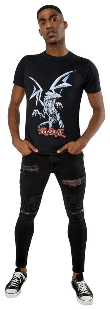 Yu-Gi-Oh! T-Shirt Blue Eyes White Dragon Size XL