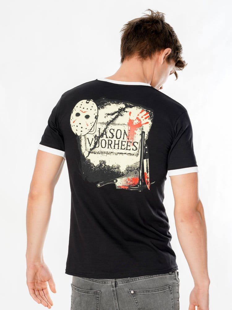 Friday the 13th T-Shirt Life Ring Mask Reverse Size S