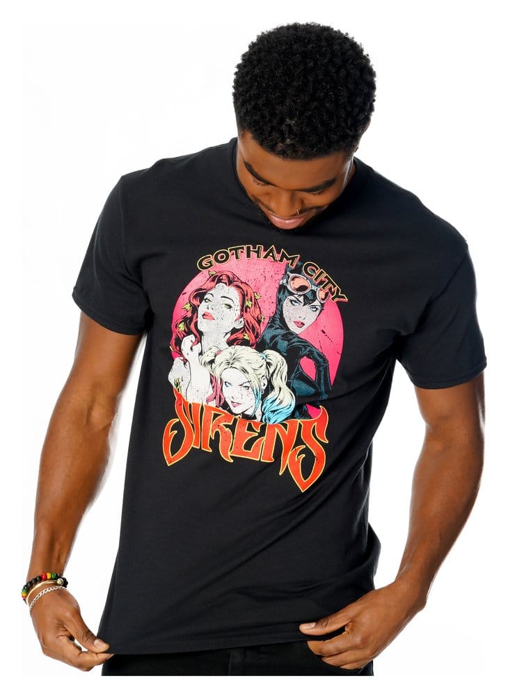 Gotham City Sirens T-Shirt Vintage Poster Size S