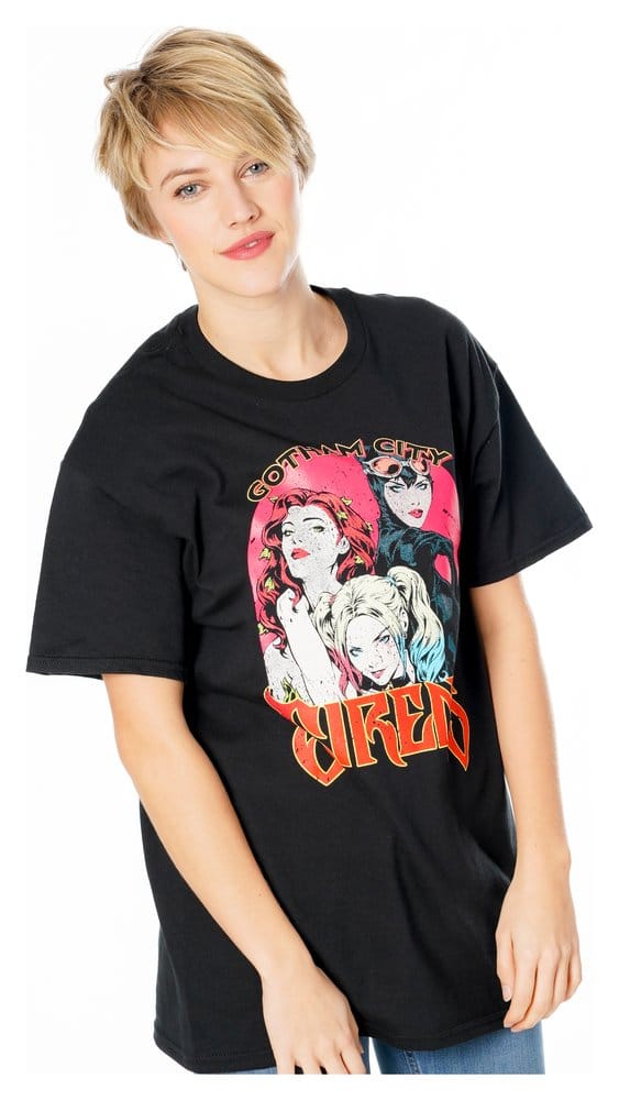 Gotham City Sirens T-Shirt Vintage Poster Size S