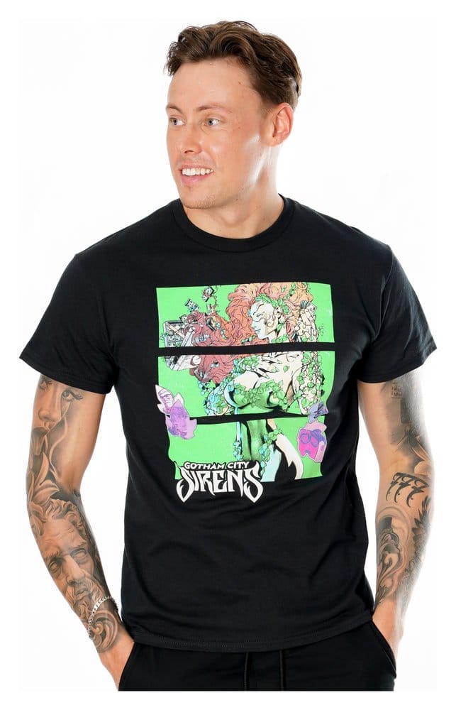 Gotham City Sirens T-Shirt Poison Ivy Sirens Cash Black Size M