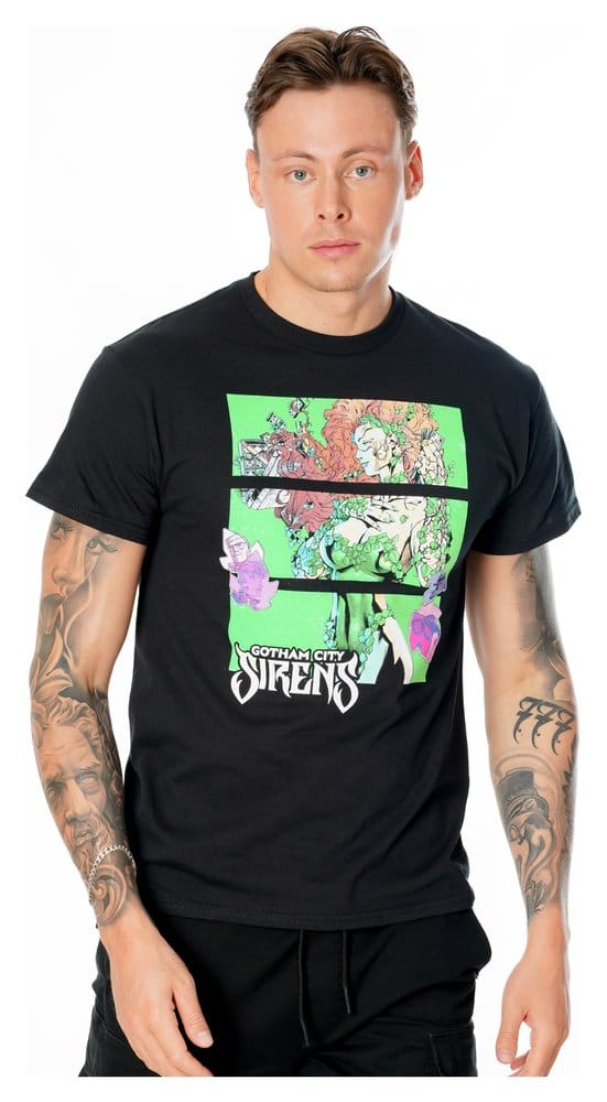Gotham City Sirens T-Shirt Poison Ivy Sirens Cash Black Size M