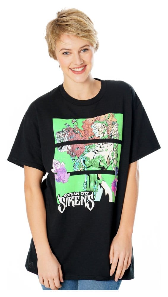 Gotham City Sirens T-Shirt Poison Ivy Sirens Cash Black Size L