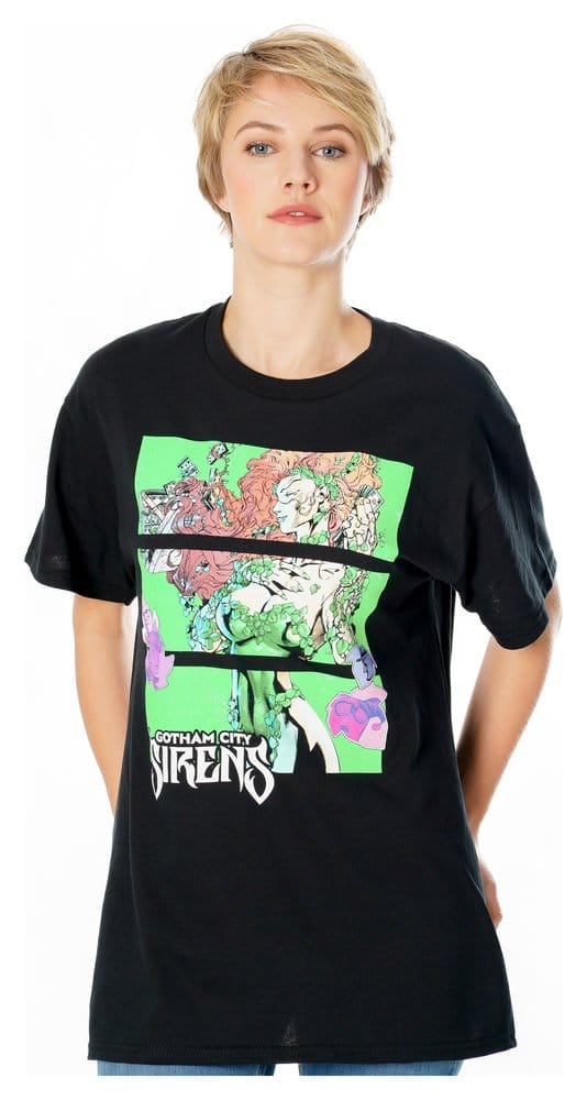 Gotham City Sirens T-Shirt Poison Ivy Sirens Cash Black Size L