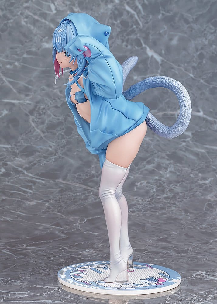 Virtual illustrator Kanzarin PVC Figure 1/6 kanzarin-chan: Cat-Eared Hoodie Ver. 26 cm