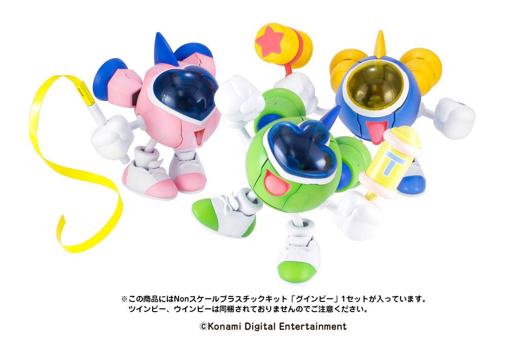 TwinBee Rainbow Bell Adventure Plastic Model Kit Gwinbee 10 cm