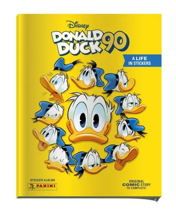 Donald Duck 90 Sticker & Trading Card Collection Album *German Version*