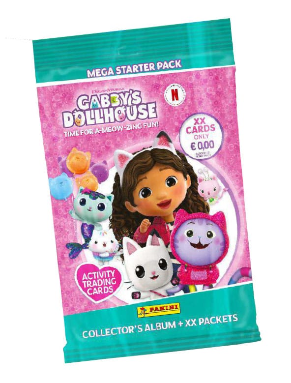 Gabby's Dollhouse: Time for a Meow-Zing fun Trading Cards Starter Pack *German Version*