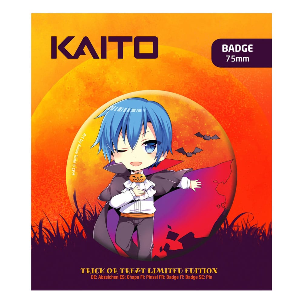 Hatsune Miku Pin Badge Halloween Limited Edition Kaito