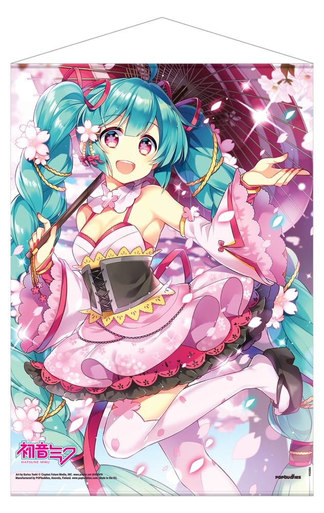 Hatsune Miku Wallscroll Hanami 50 x 70 cm